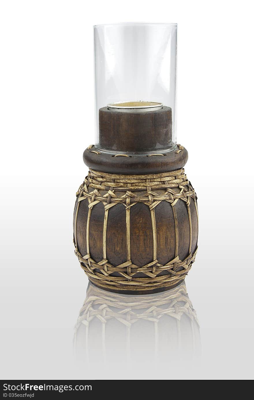 Wood Candleholder