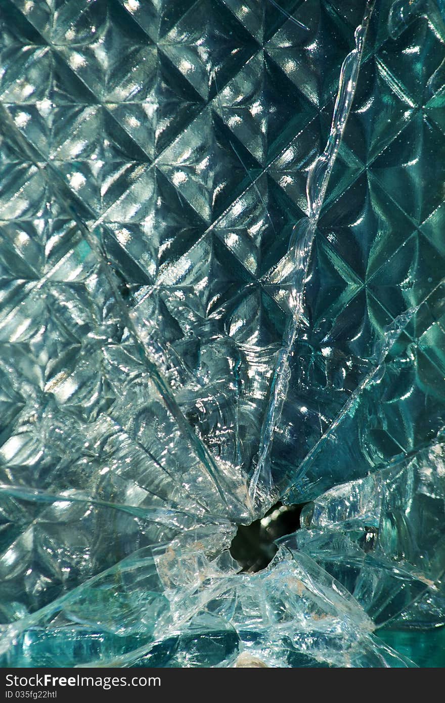 Glass  Broken   Shot  Hole