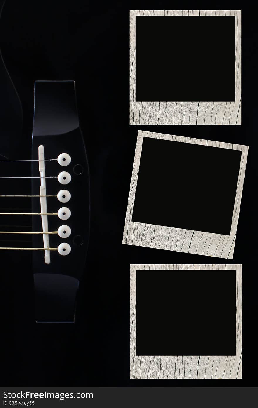 Guitar With Picture Frame