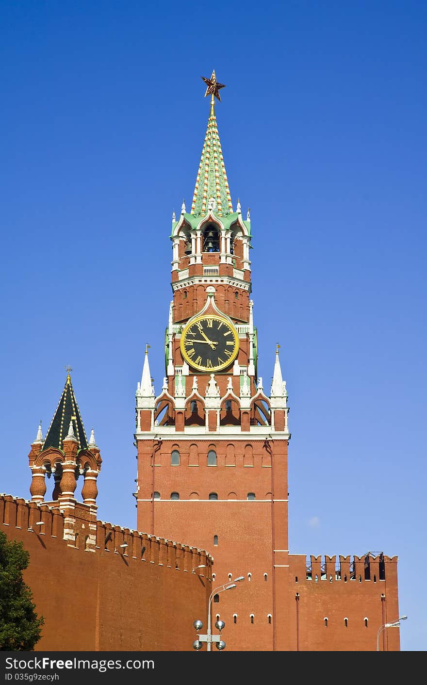 Spasskaya tower of Moscow Kremlin