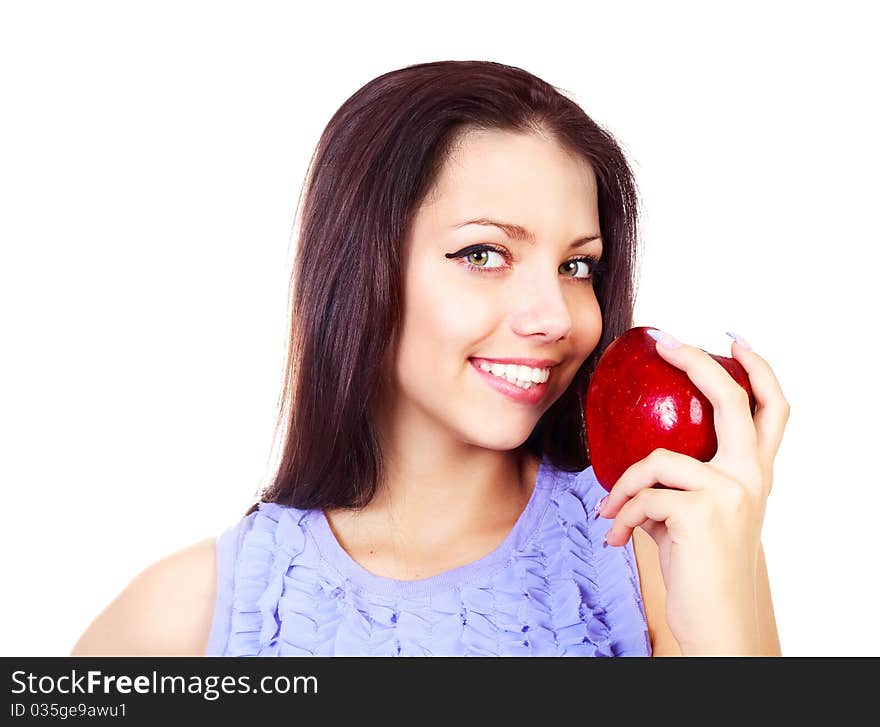 Girl With An Apple