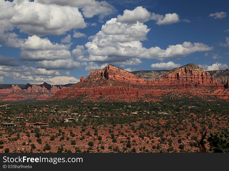 Arizona Canyons with blue sky. Arizona Canyons with blue sky