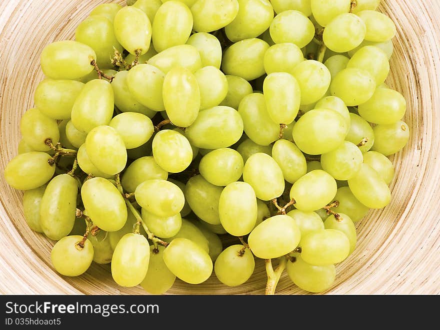 Grape fruits in wooden bowl. Grape fruits in wooden bowl