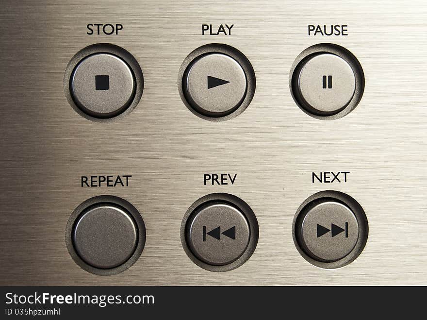 Set of buttons