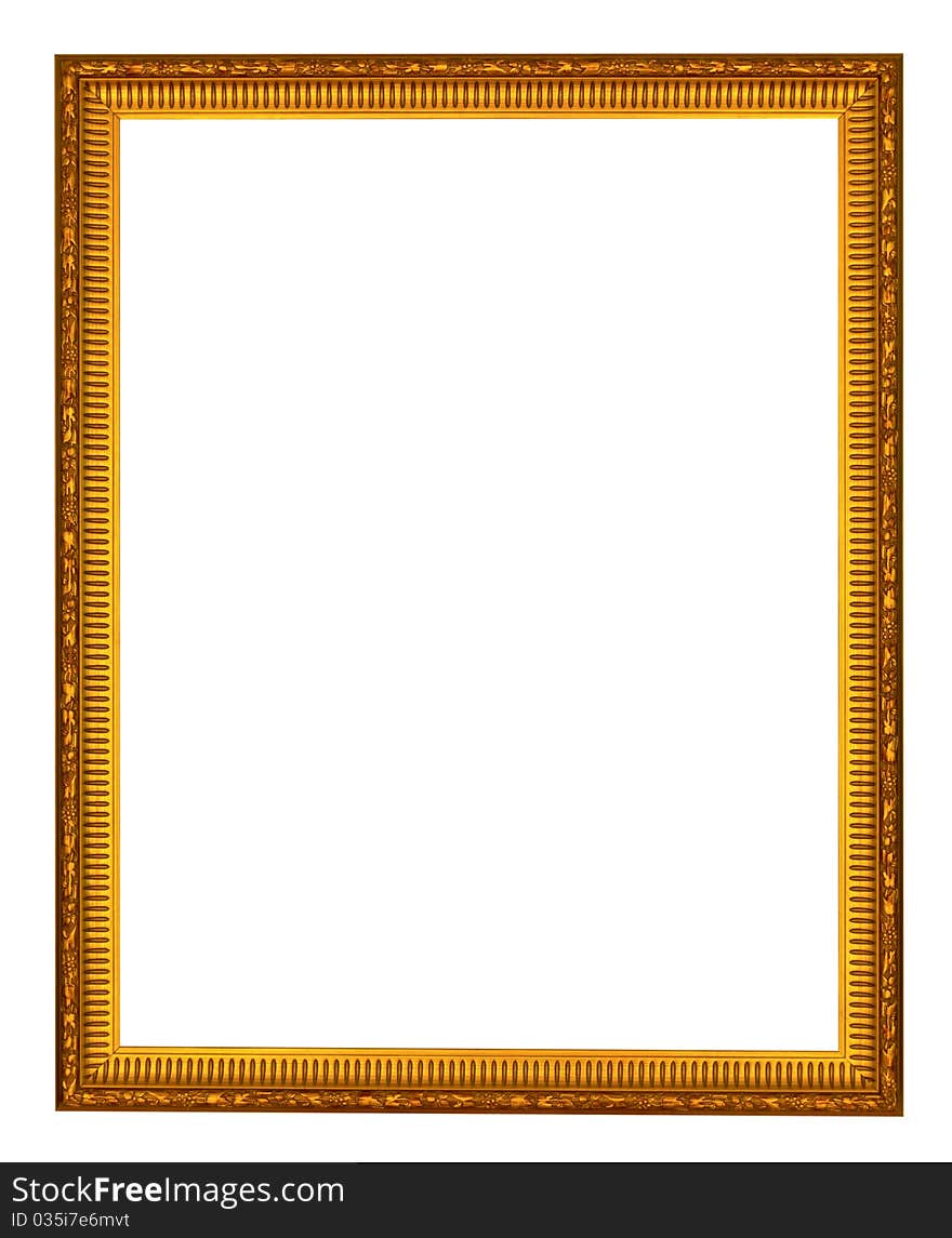 This is a White Background Antique Frame