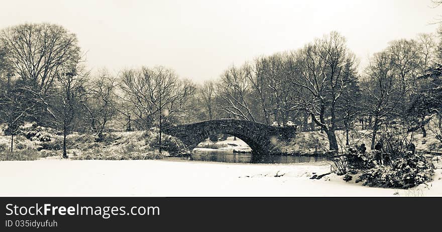 Gapstow bridge - Central Park