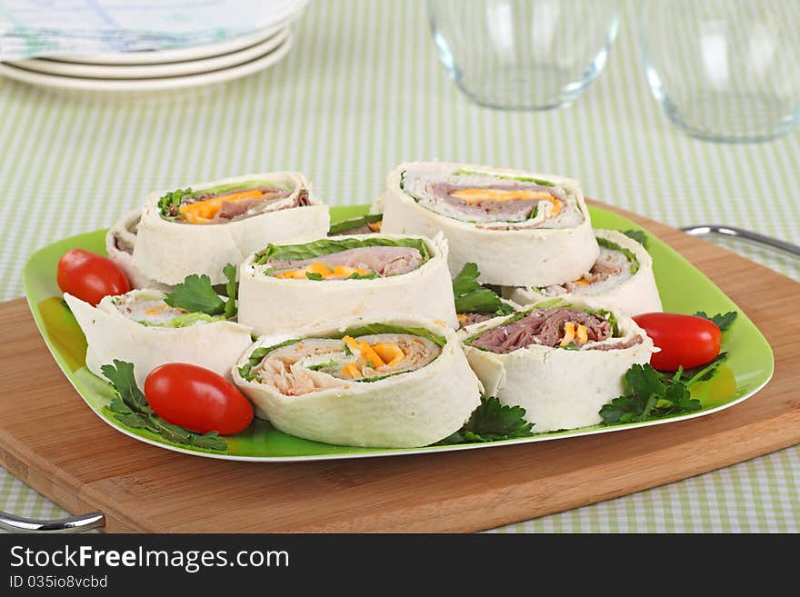 Tortilla Meat Wraps