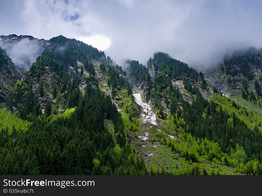 At  Floitenground by Ginzling, Zillertaler Alps, Austria