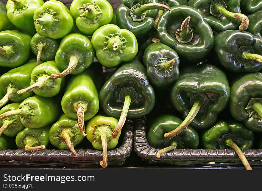 Green peppers