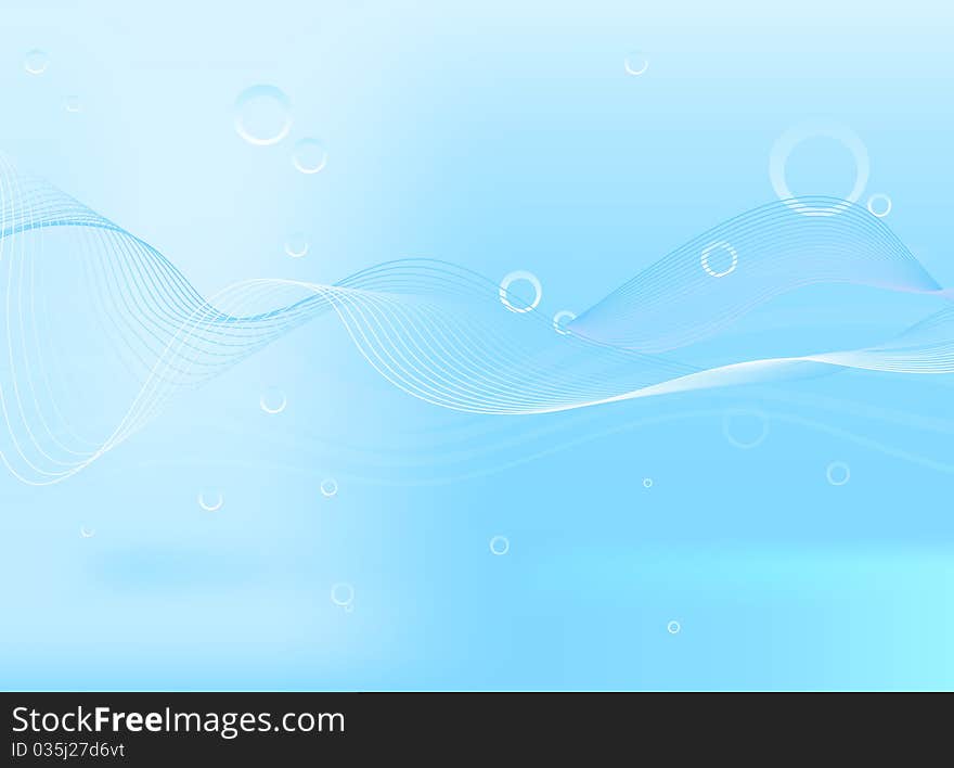 Blue abstract  background illustration. Blue abstract  background illustration