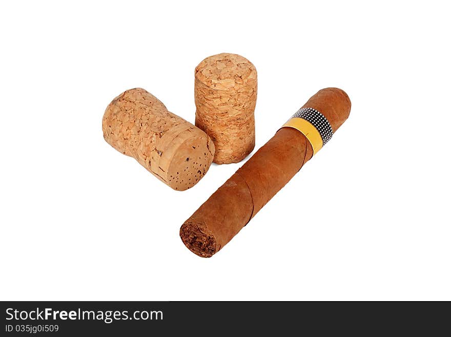 Cigar and wine corks