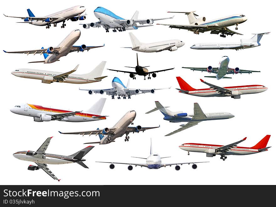 Large collection of aircraft.