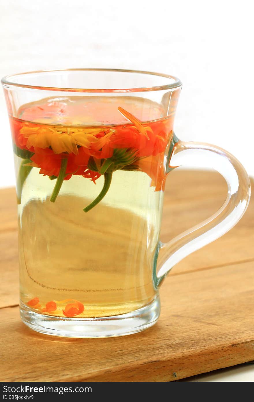 Calendula healthy tea