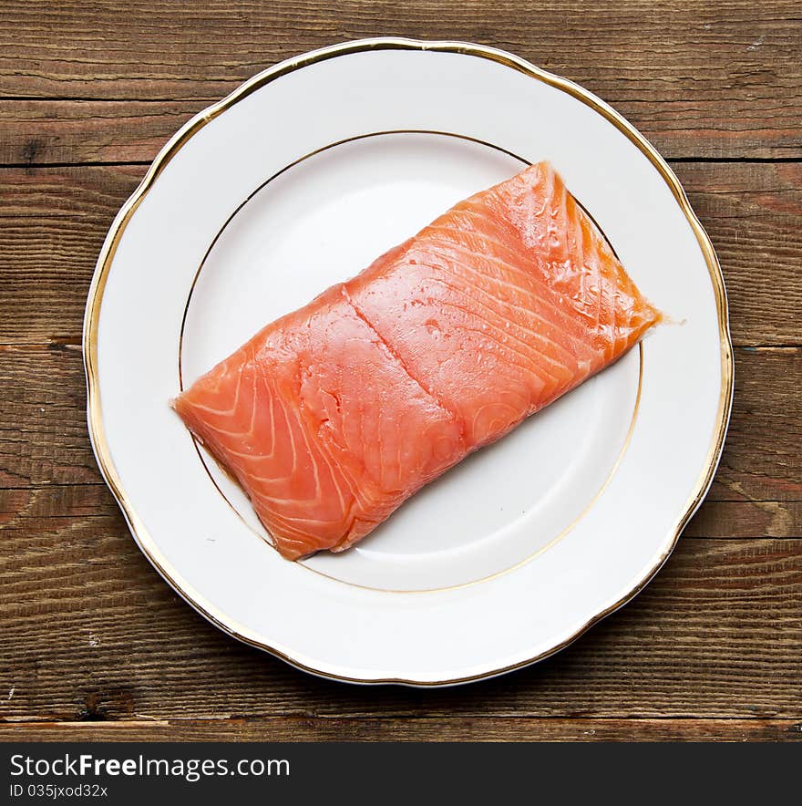 Fresh Uncooked Red Fish Fillet