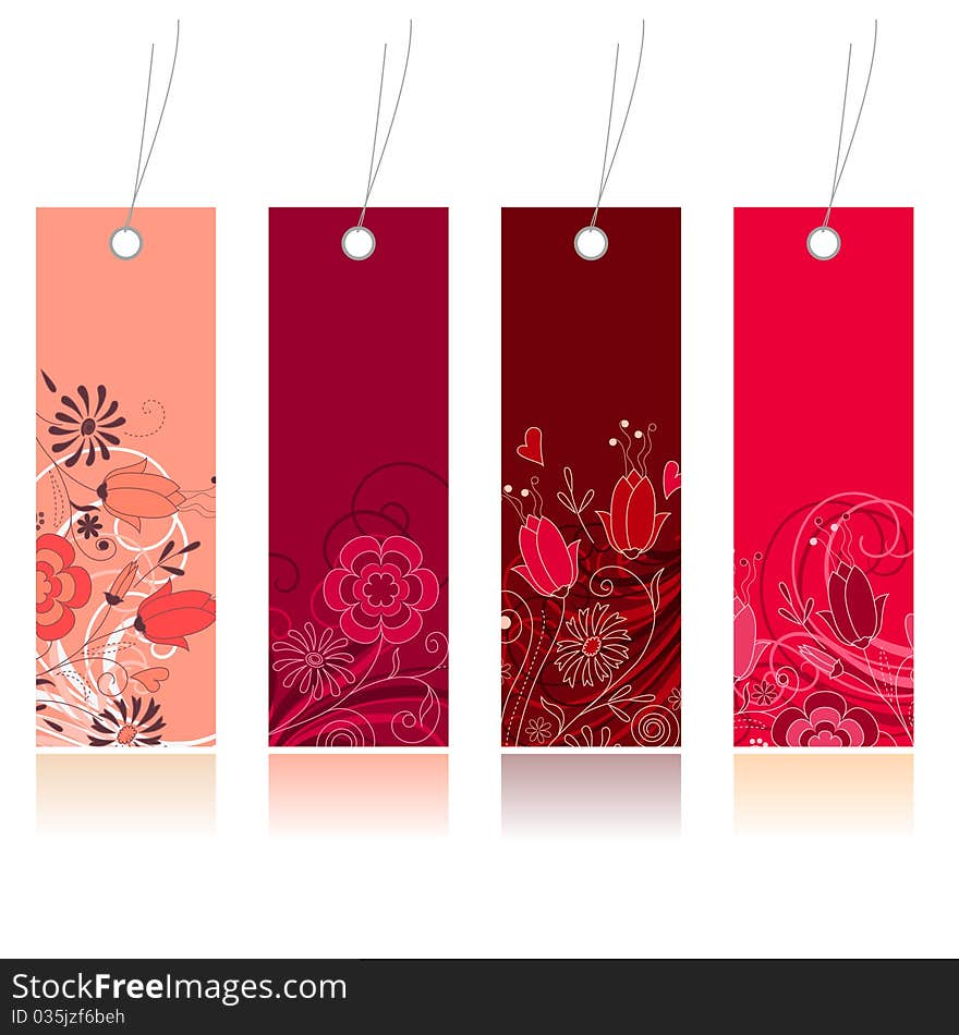 Shopping floral tags for any seasons