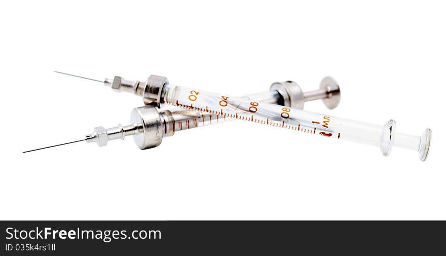 Glass syringe