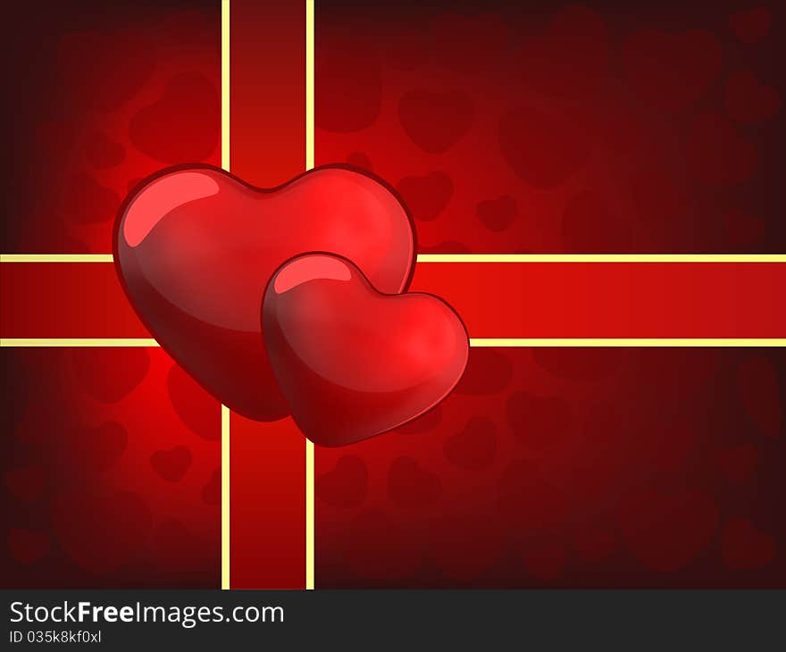 Valentine's Day background for designers. Valentine's Day background for designers