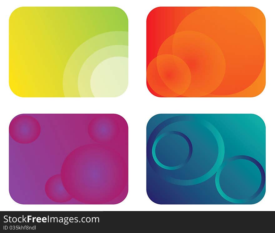 Abstract Color Banner Illustration