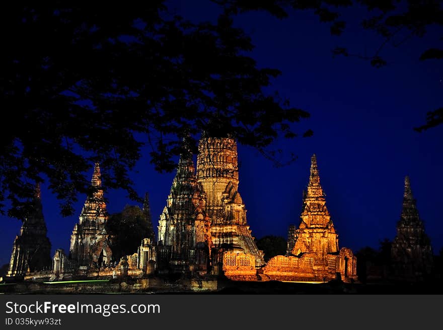 Historical Temple in Thailand, Cultural World Heritage. Historical Temple in Thailand, Cultural World Heritage