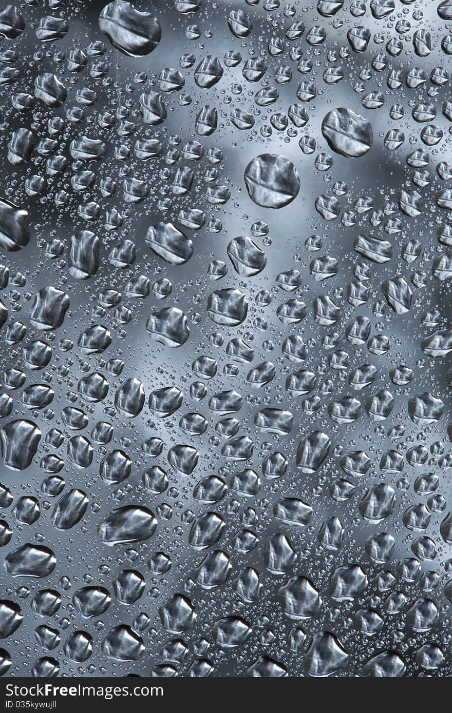 Water drops background