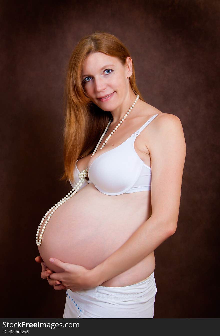 Pregnant young woman