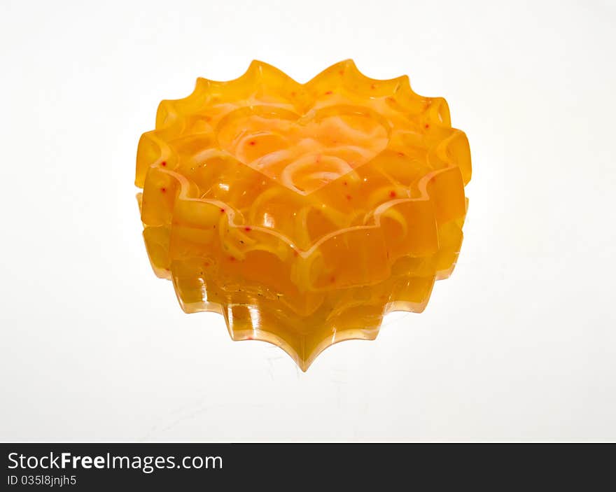 Figure Soap in the form of heart