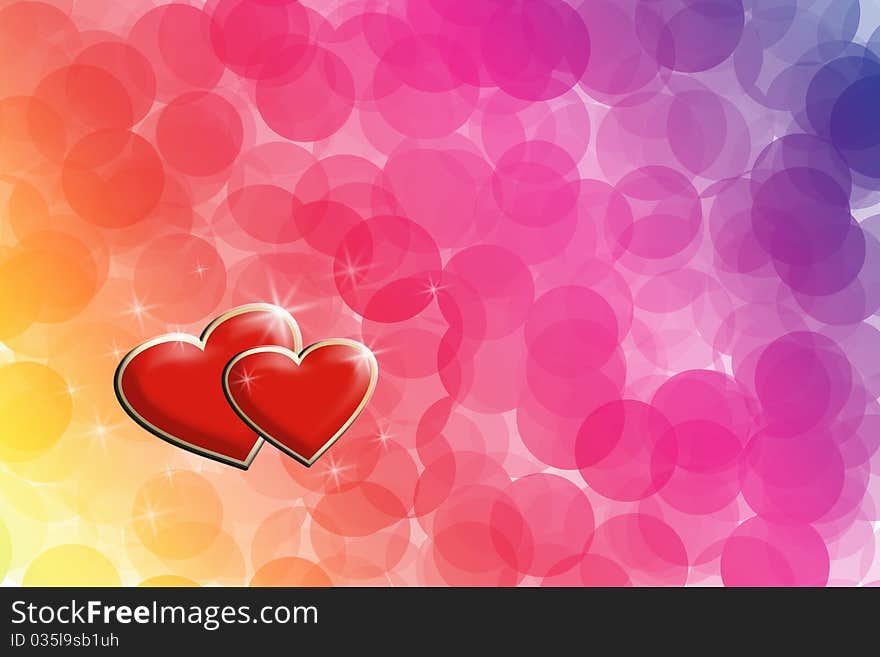 Hearts Background