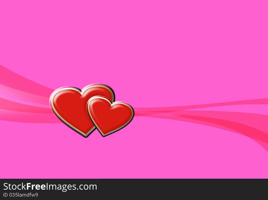 Hearts background