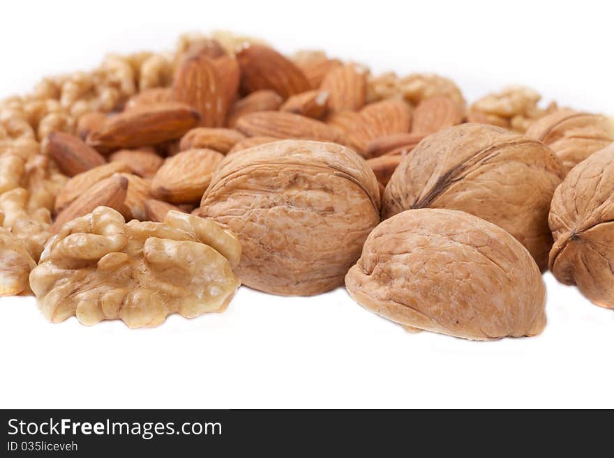 Four kinds of popular nuts