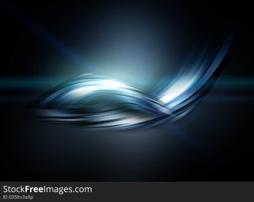 Abstract background shapes in dark space. Abstract background shapes in dark space