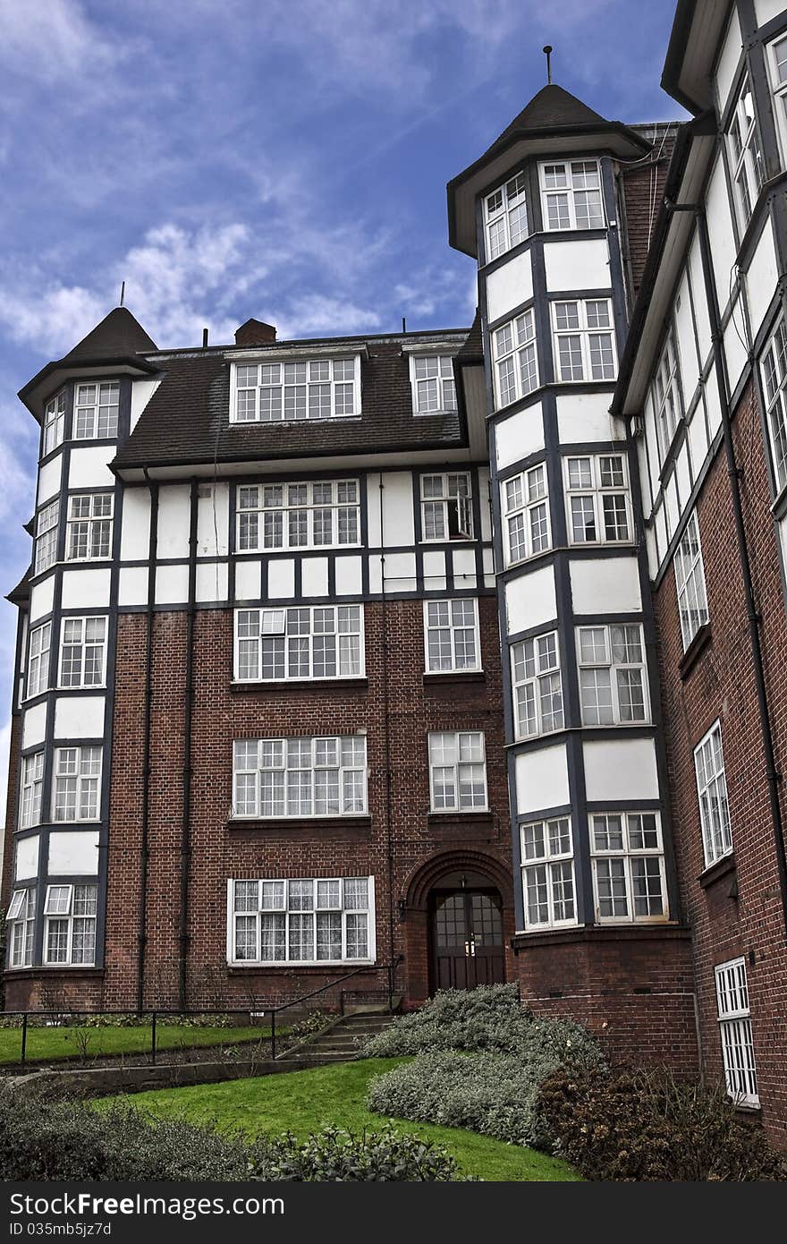 Tudor Houses near Golders Green in London