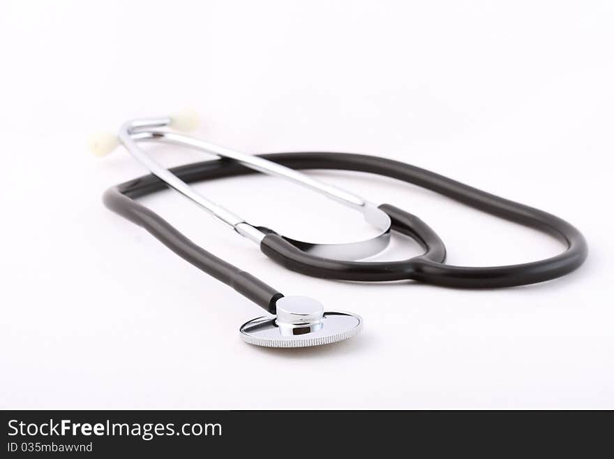 Stethoscope isolated on white