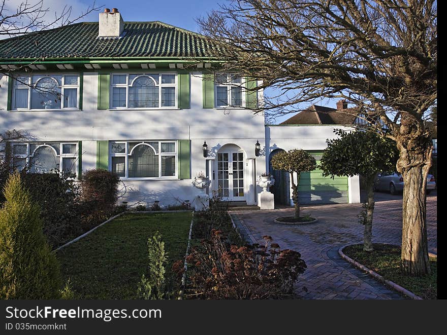 English House on north of London. England