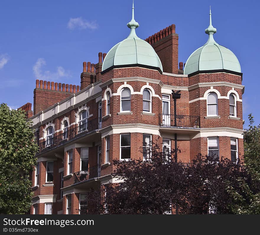 English building on north of London. England. English building on north of London. England