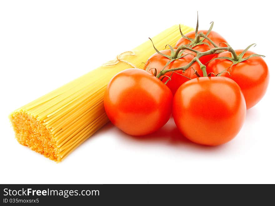 Spaghetti with tomatoes