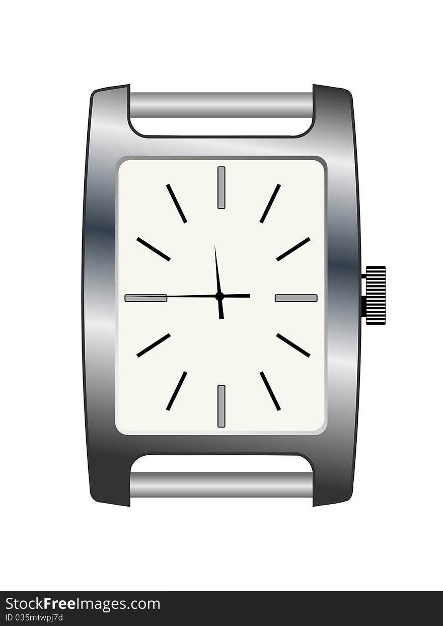 Women S Silvery Wristwatch