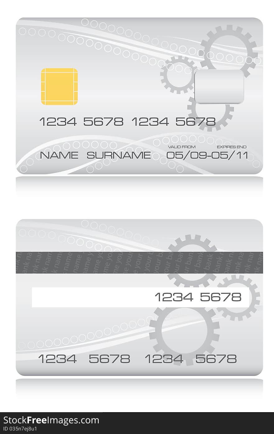 Credit card design for your bank