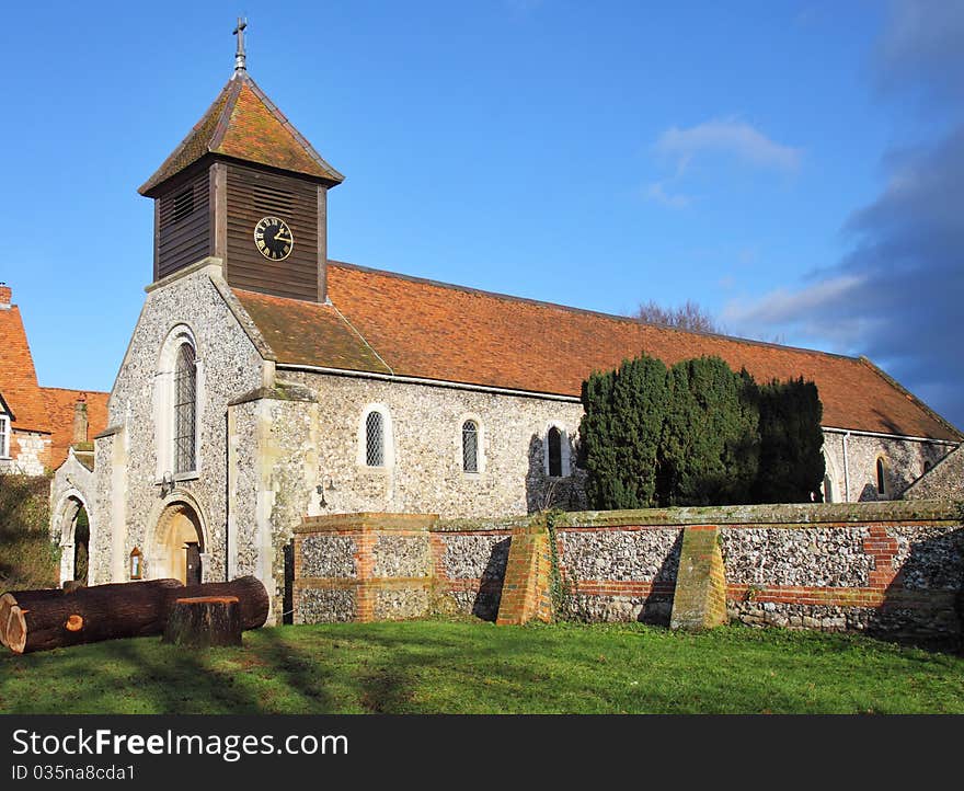 An English Village Church and Tower