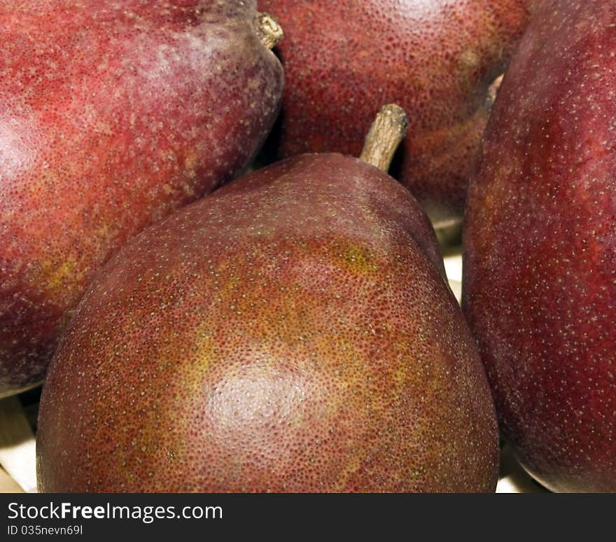 Red pears