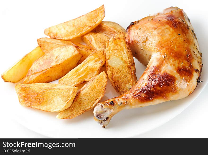 Chicken with potatoes