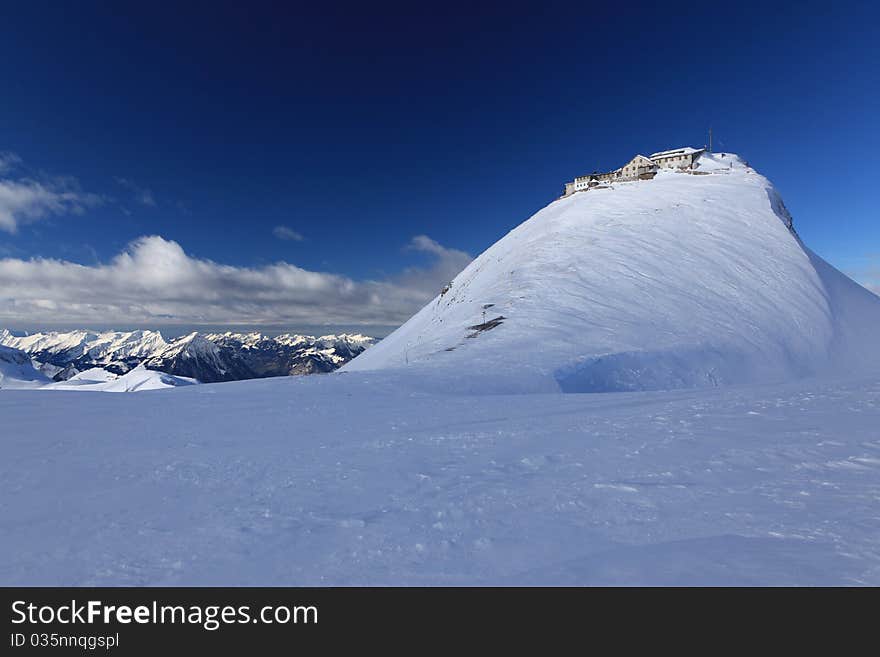 Close to Faulhorn/Grindelwald with snowshoes!