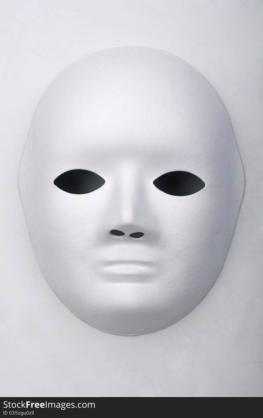 White mask