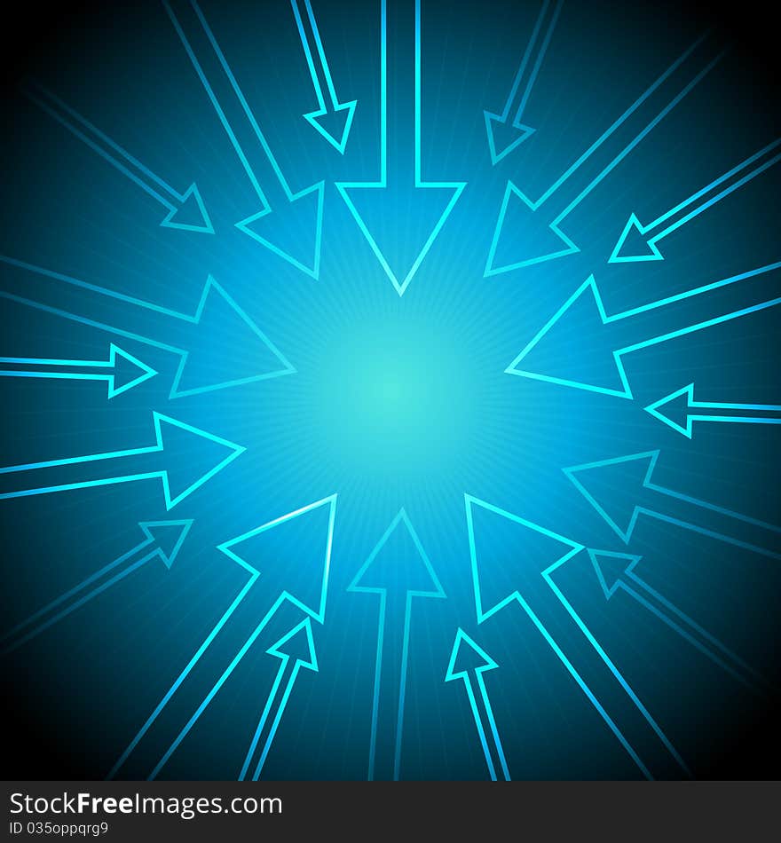 EPS10 Arrow Design Vector Background