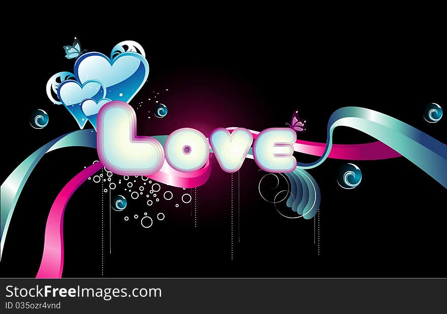 Background love and vintages illustration. Background love and vintages illustration