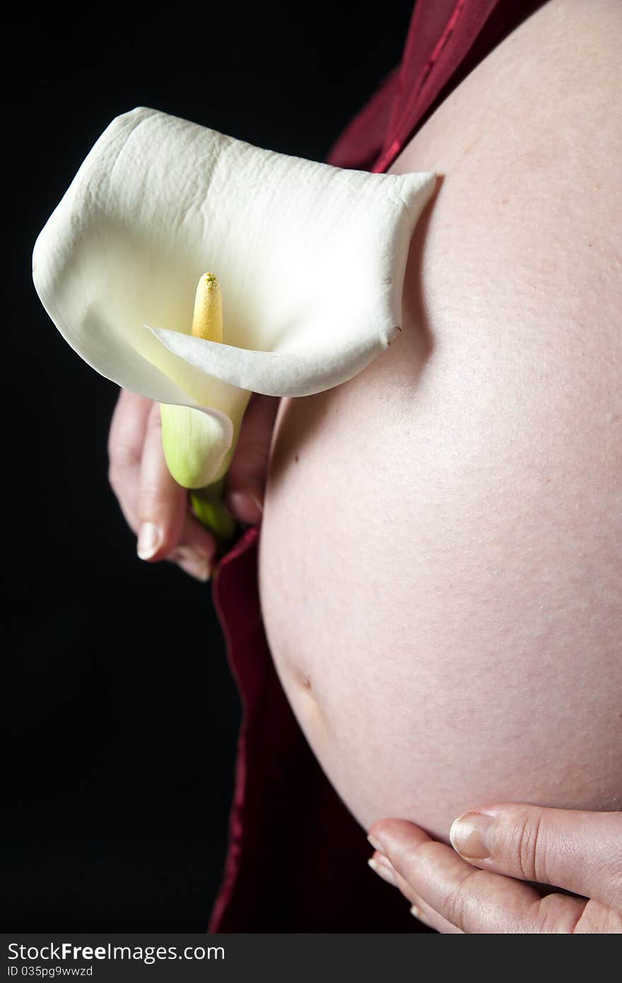 Woman With Calla Lily