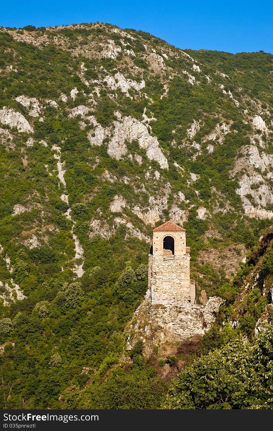 Maria of Petrich church at Asen's Fortress near Asenovgrad, Bulgaria. Maria of Petrich church at Asen's Fortress near Asenovgrad, Bulgaria.