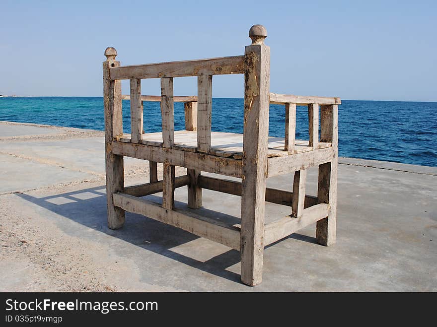 Bench at the sea