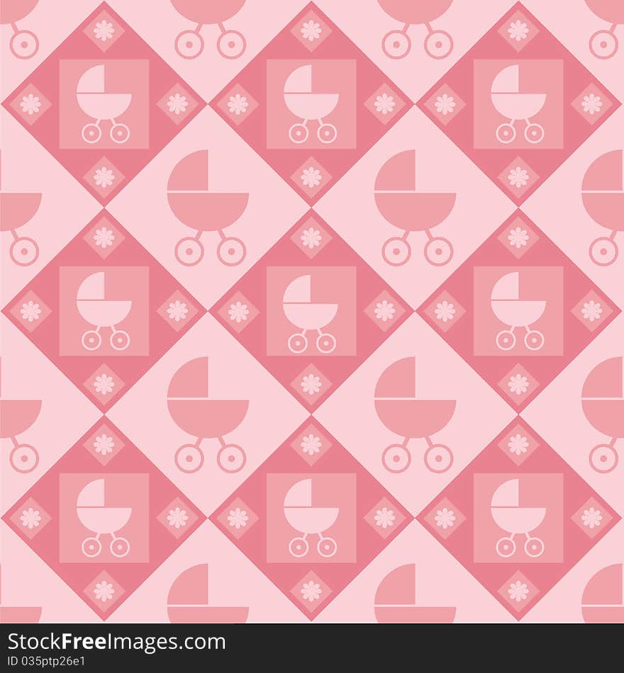 Cute baby arrival pattern