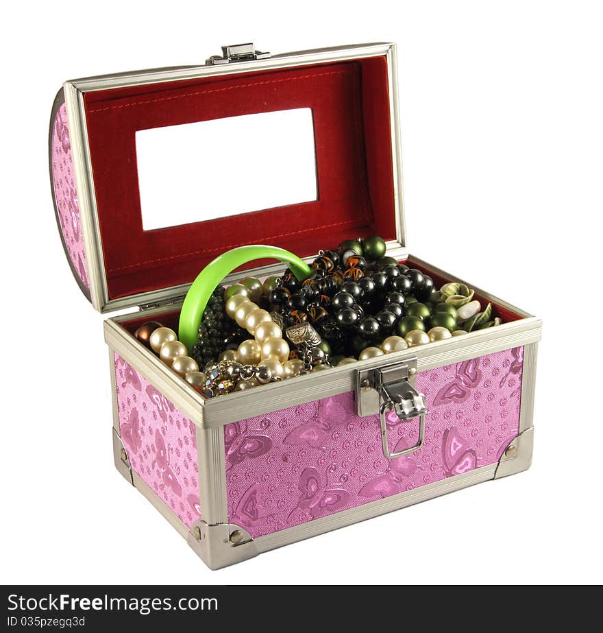 Treasure Chest on a white background