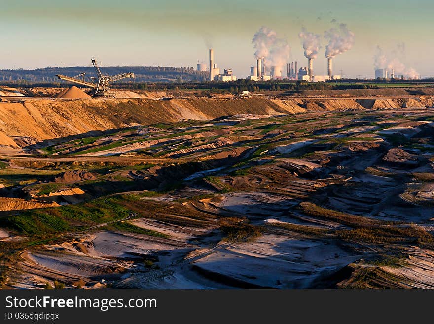 Brown coal mine at Garzweiler